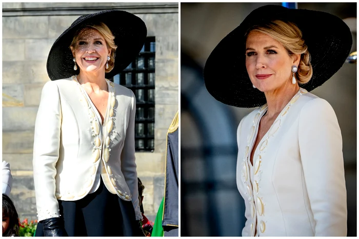 Regina Maxima a Olandei, la primirea sultanului Omanului, Foto Profimedia (1) jpg