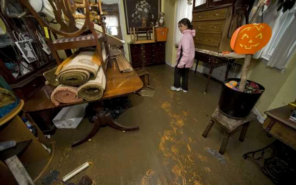 Casă inundată din New Jersey FOTO Reuters