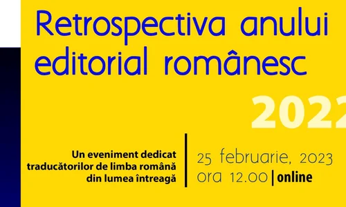 Retrospectiva anului editorial românesc 2022 