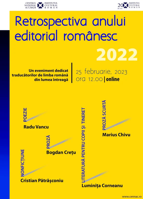 Retrospectiva anului editorial românesc 2022 