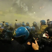 Proteste violente la Milano FOTO Profimedia 