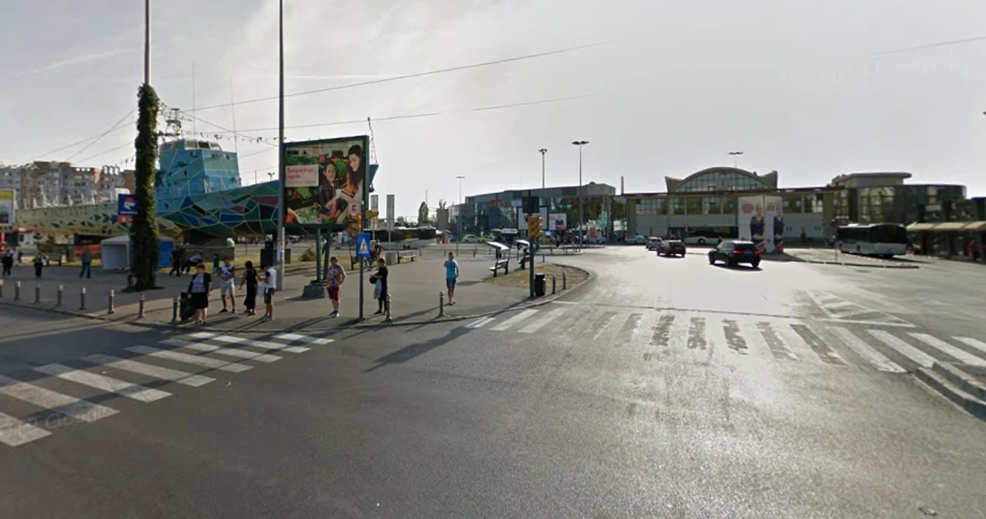 Zona Gară CFR Constanța FOTO: google maps