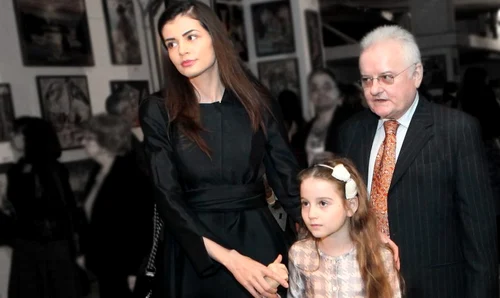 Irinel Columbeanu Monica Gabor si fiica lor Irina