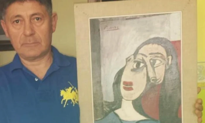 andrea lo rosso con il buste de femme dora maar ritrovato dal padre in una discarica a capri png