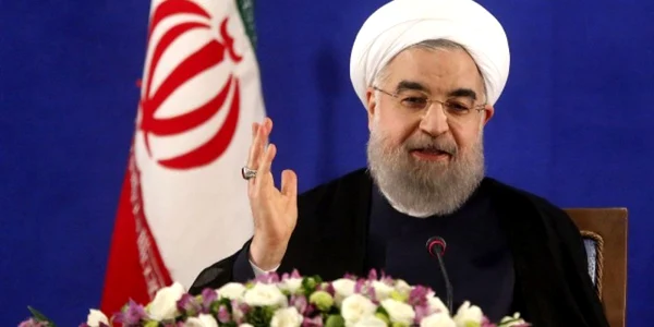 Presedintele iranian Hassan Rohani vorbeste dupa realegerea sa si vizita lui Trump la Riad FOTO AFP