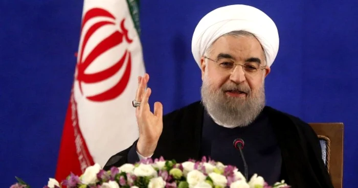 Rohani a condamnat retragerea din 2018 a SUA din acordul privind programul nuclear FOTO AFP