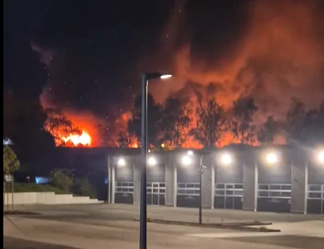 Clădirea fusese finalizată în urmă cu un an FOTO Captură video