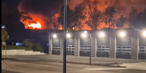 Incendiu Germania FOTO Michaela Rader / Facebook