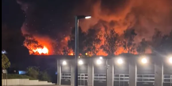 Incendiu Germania FOTO Michaela Rader / Facebook