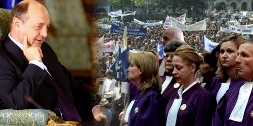 Traian Băsescu vs. magistraţi 
