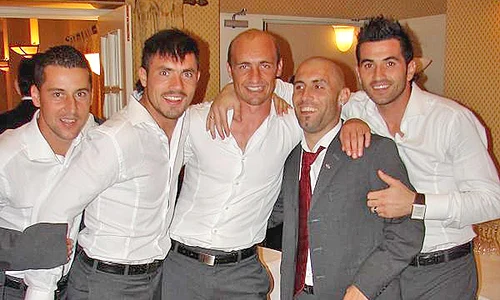 În 2008 au  petrecut după  victoria de la Roma jpeg