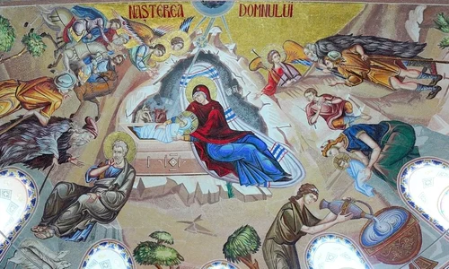 Nașterea lui Iisus Hristos, reprezentată în Catedrala Națională din București (© MIHAIL / Wikimedia Commons)