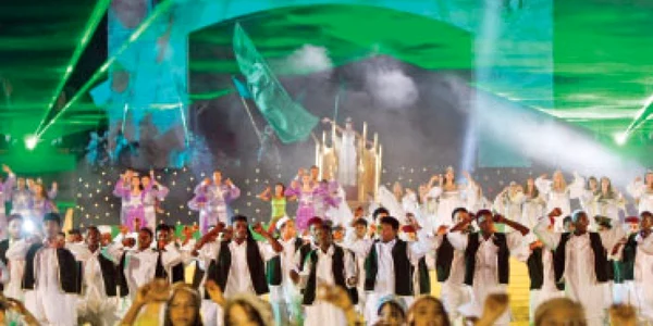 VIDEO Fast şi artificii pentru 40 de ani de epocă Gaddafi
