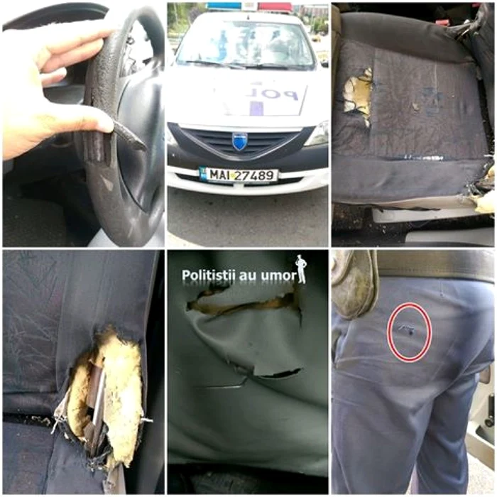 Autospecială de Poliţie. FOTO: FACEBOOK / Poliţiştii au umor.