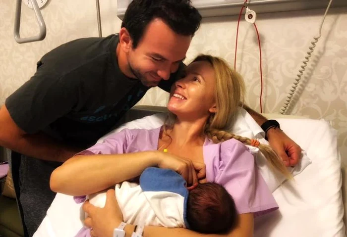 Florin si Daiana Mergea, prima fotografie cu copilul lorFOTO: Facebook