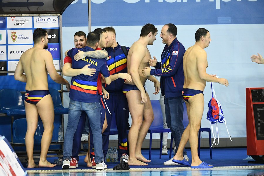 Polo masculin: România a obţinut a doua sa victorie la Campionatul European, 13-5 cu Slovenia