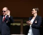 Prinții de Monaco, alături de gemenii lor, la un meci de rugby