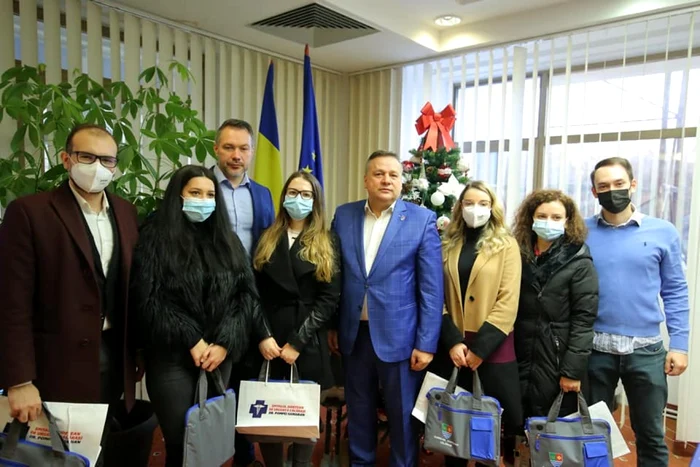 Medicii rezidenţi au purtat discuţii la Consiliul Judeţean Călăraşi despre activitatea din spital FOTO Facebook/V.I.