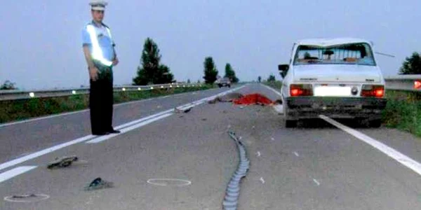 Imagine de la locul accidentului FOTO dosarul de expertiză judiciară