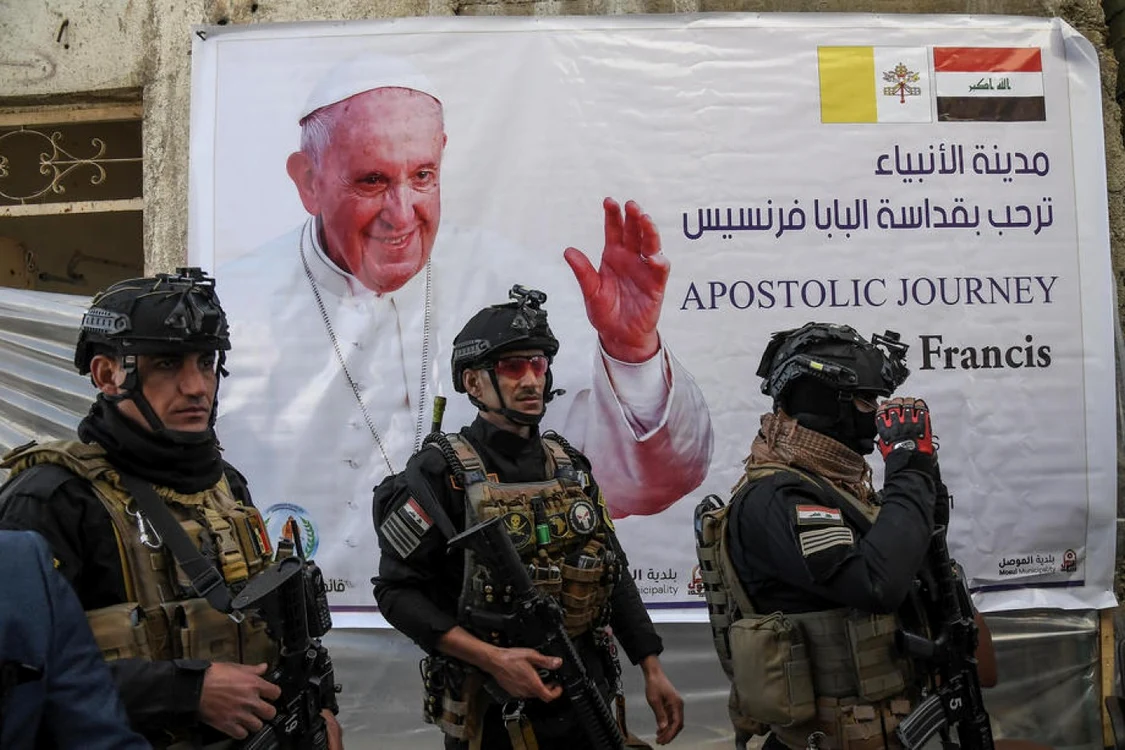 Papa Francisc vizită în Irak FOTO EPA-EFE