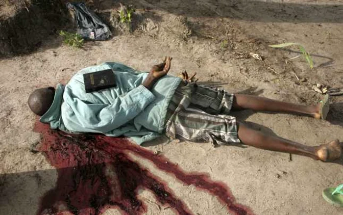 Imagine cu un student kenyan creştin omorât în urma unui atac terorist cu caracter religios