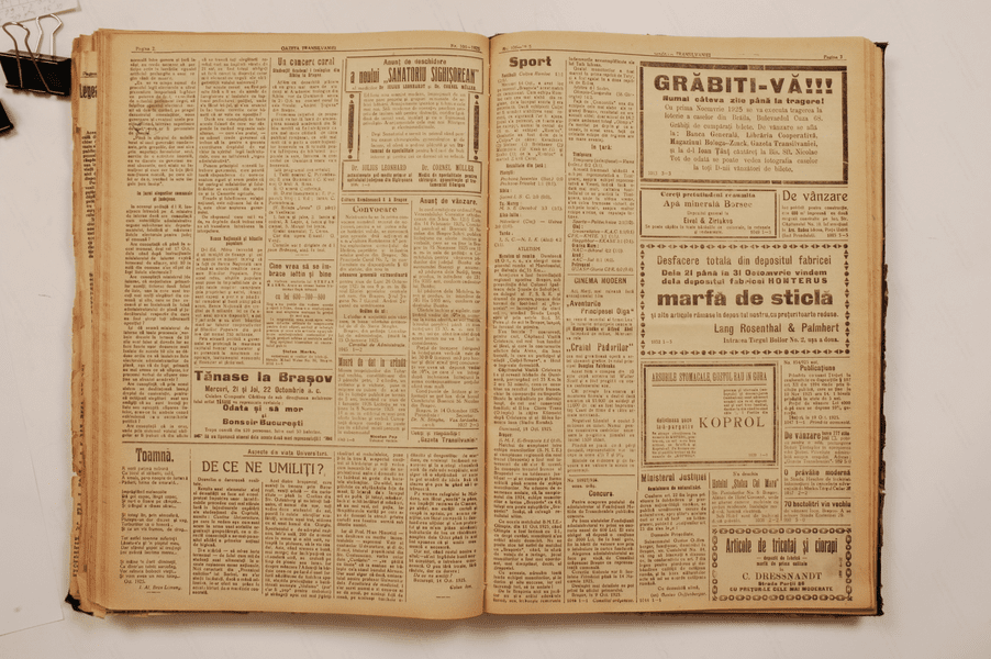 Gazeta Transilvaniei, 1926. Colțea și Brașovia, echipele de fotbal ale Brașovului, făceau furori