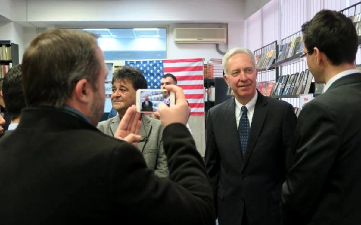 Ambasadorul SUA în România, Hans Klemm, la Alexandria  FOTO: Facebook Ambasada SUA în Bucureşti
