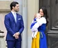 Prințesa Sofia cu micuța Ines în brațe, alături de Prințul Carl Philip, Foto Profimedia