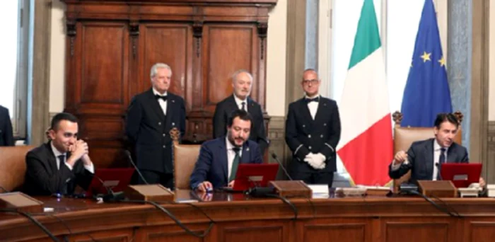 Giuseppe Conte, Matteo Salvini, Luigi Di Maio