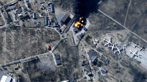 Războiul din Ucraina: Rusia a bombardat fabrica de avioane Antonov din Kiev jpeg