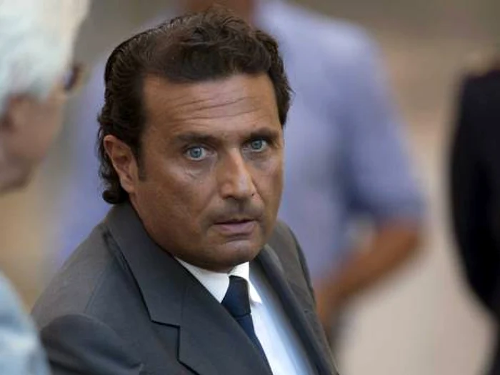 Capitanul Francesco Schettino. FOTO The Independent