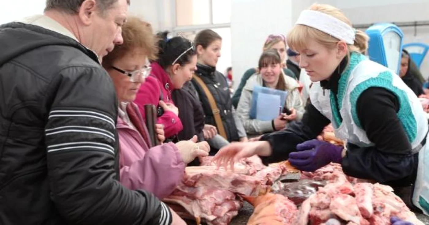 Hala de carne de la Piaţa Centrală din Chişinău