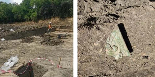 descoperire arheologica castelul teleki foto CJ bistrita nasaud jpg