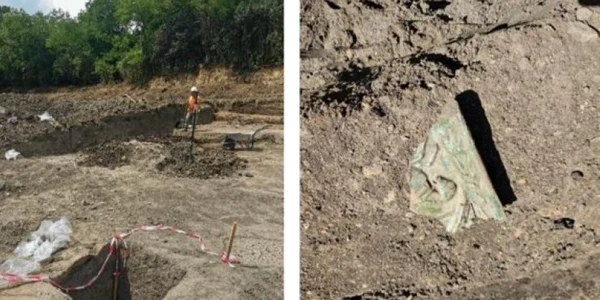 descoperire arheologica castelul teleki foto CJ bistrita nasaud jpg