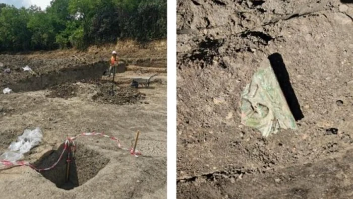 Artefactele descoperite datează din perioada primei epoci a fierului. FOTO: CJ Bistriţa-Năsăud