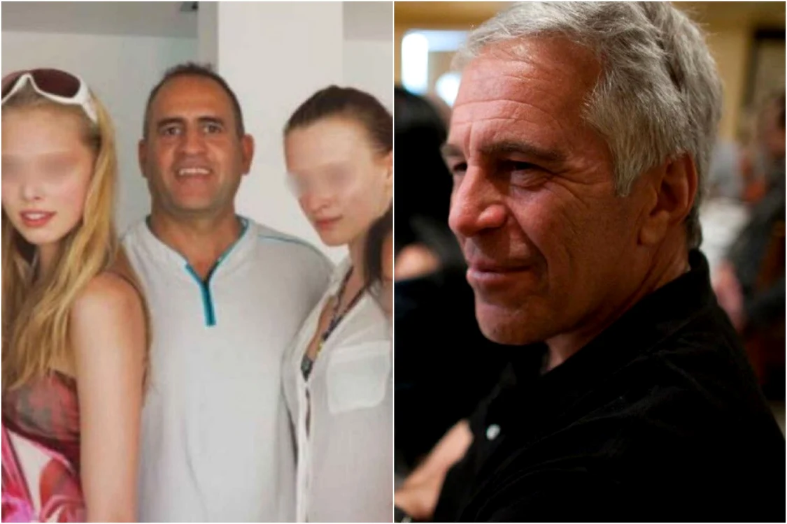 Daniel Siad și Jeffrey Epstein. Foto: X
