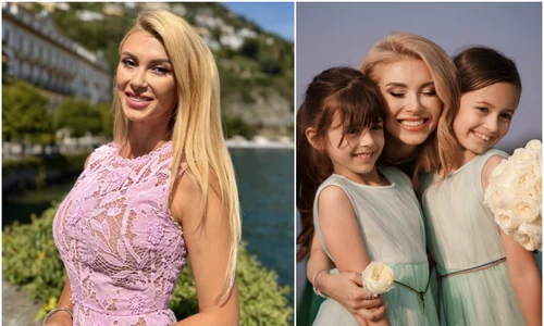Andreea Bălan și fiicele sale jpg