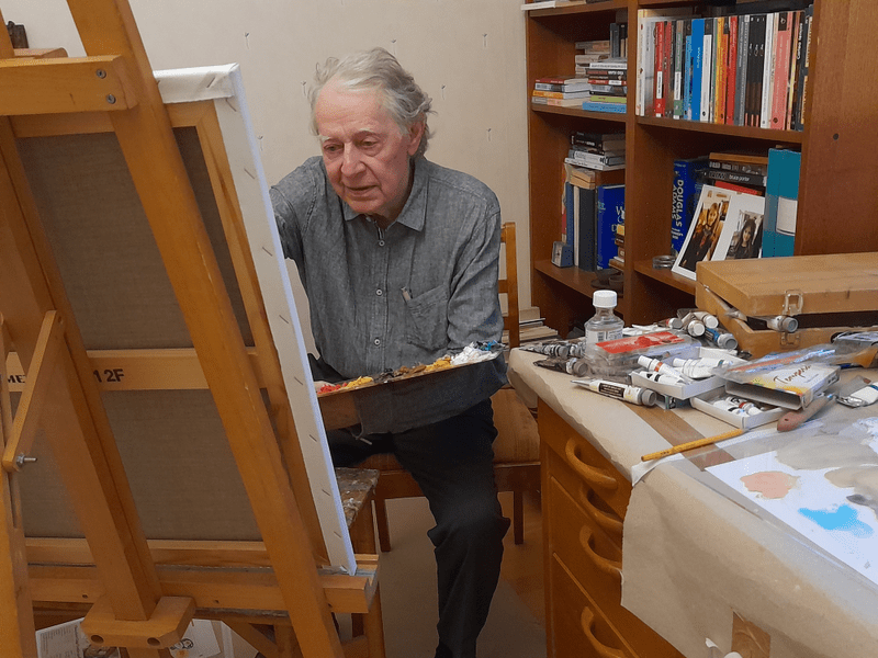 Un artist romȃn la Stockholm