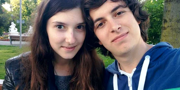 Olimpicii internaţionali Teodora Ilie şi Vlad Coşoreanu din Constanţa - cuplul de aur al şcolii româneşti Foto Arhivă personală