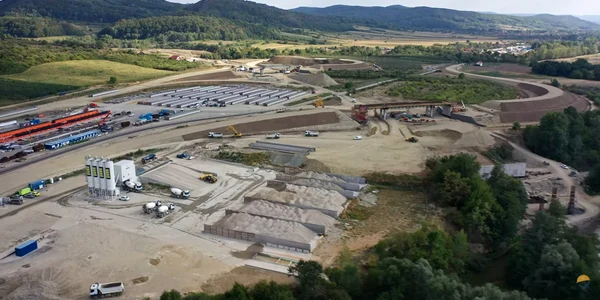 Stadiul lucrărilor la Lotul 4 al Autostrăzii Sibiu Pitești în septembrie 2024 Foto Asociația Pro Infrastructură
