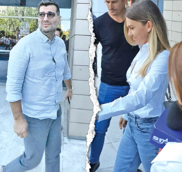 Toni Iuruc a venit  îmbrăcat lejer, de vară. Simona a ieșit zâmbind de  la notar