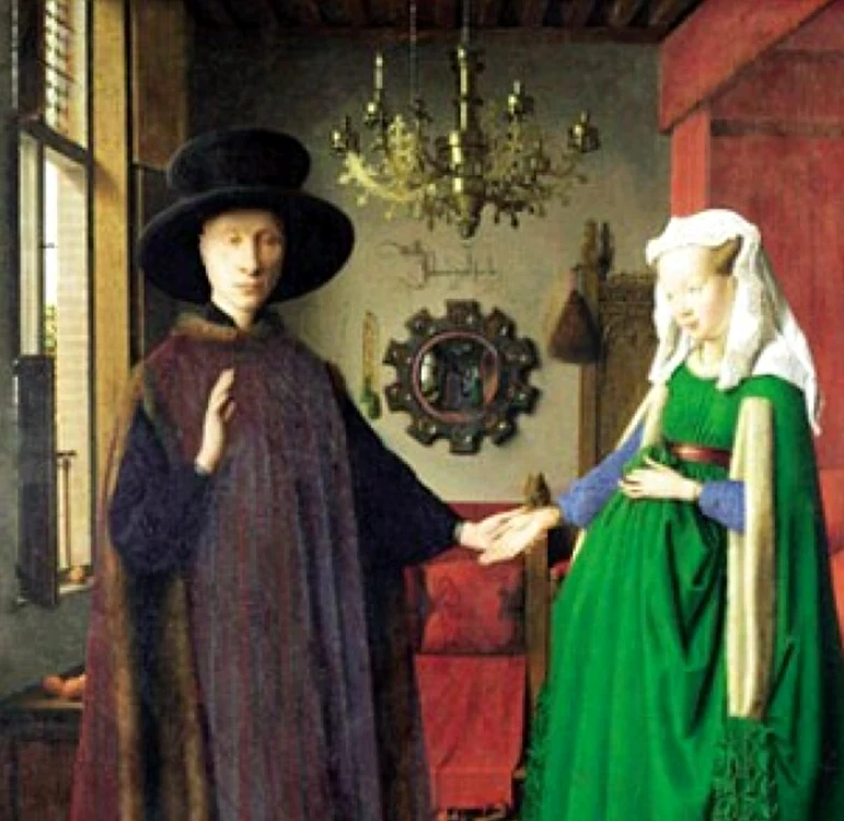 „Portretul Arnolfini”, cea mai misterioasă pictură. Foto: The National Gallery London