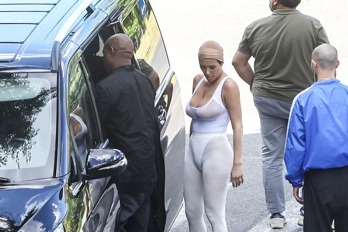 Kanye West și soția sa, Bianca Censori, Profimedia jpg