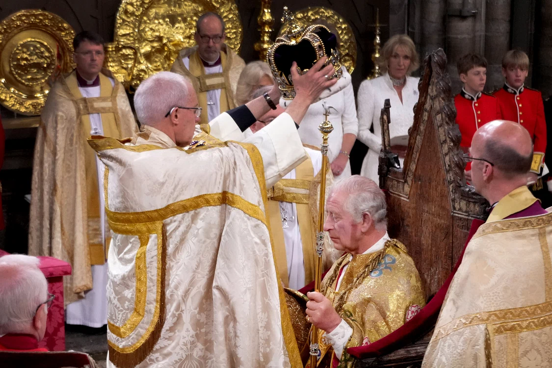 Arhbiepiscopul de Canterbury Justin Welby la Încoronarea Regelui Charles GettyImages 1252762474 jpg