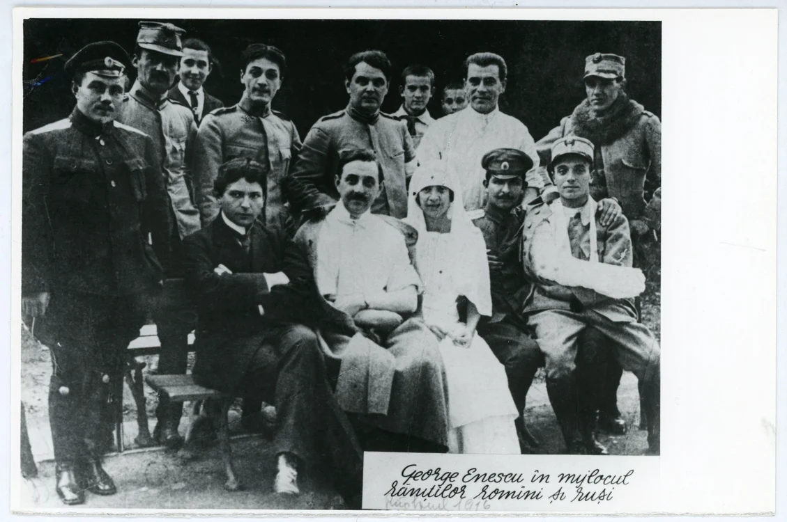 George Enescu la Iaşi, în 1917, când şi-a pus talentul, arta în sprijinul răniţilor