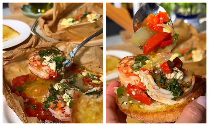 Cină caldă și rapidă / FOTO: Colaj captură video TikTok