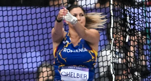 Bianca Ghelber, calificare cu emoții în finală la aruncarea ciocanului. Foto COSR