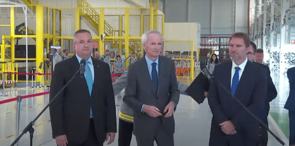 Nicolae Ciucă, în vizită la Dacia: „Uzina și-a propus ca din 2030 să aibă emisie de carbon zero” VIDEO