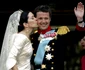 Regele Frederik și Regina Mary la nunta lor din 2004