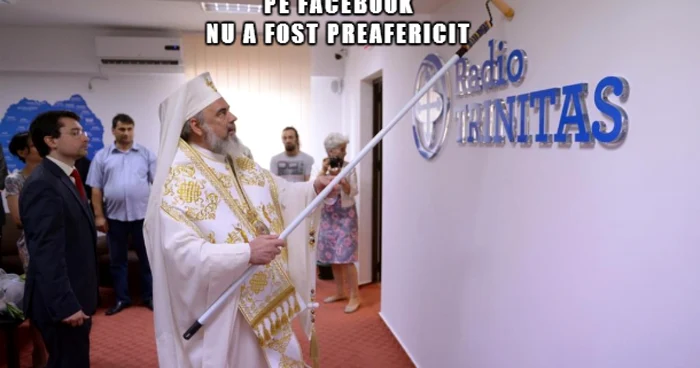 Patriarhul Daniel este frecvent ţinta glumelor de pe Facebook